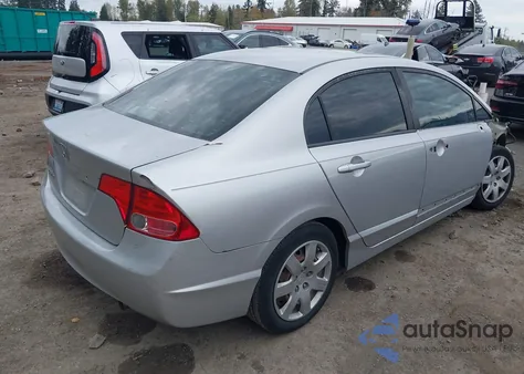 2008 Honda Civic Lx z USA, uszkodzony, nr VIN 1HGFA16558L054910